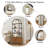 70.63" Tall Etagere Arched Bookcase With Cabinet-537332328