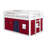 Fern Rock Twin Junior Loft Bed - White Frame and Red/Blue Bottom Playhouse Tent-1697483509-1697483400
