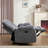 Quiteris 63.8" W Microfiber Manual Reclining Loveseat-792216135