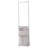 2-Tier Laundry Hamper Sorter With Hanging Bar, Rolling Laundry Baskets With Wheels Removable, Stackable Laundry Cart Organizer And Storage For Small Space, Dorm, Closet, Bathroom