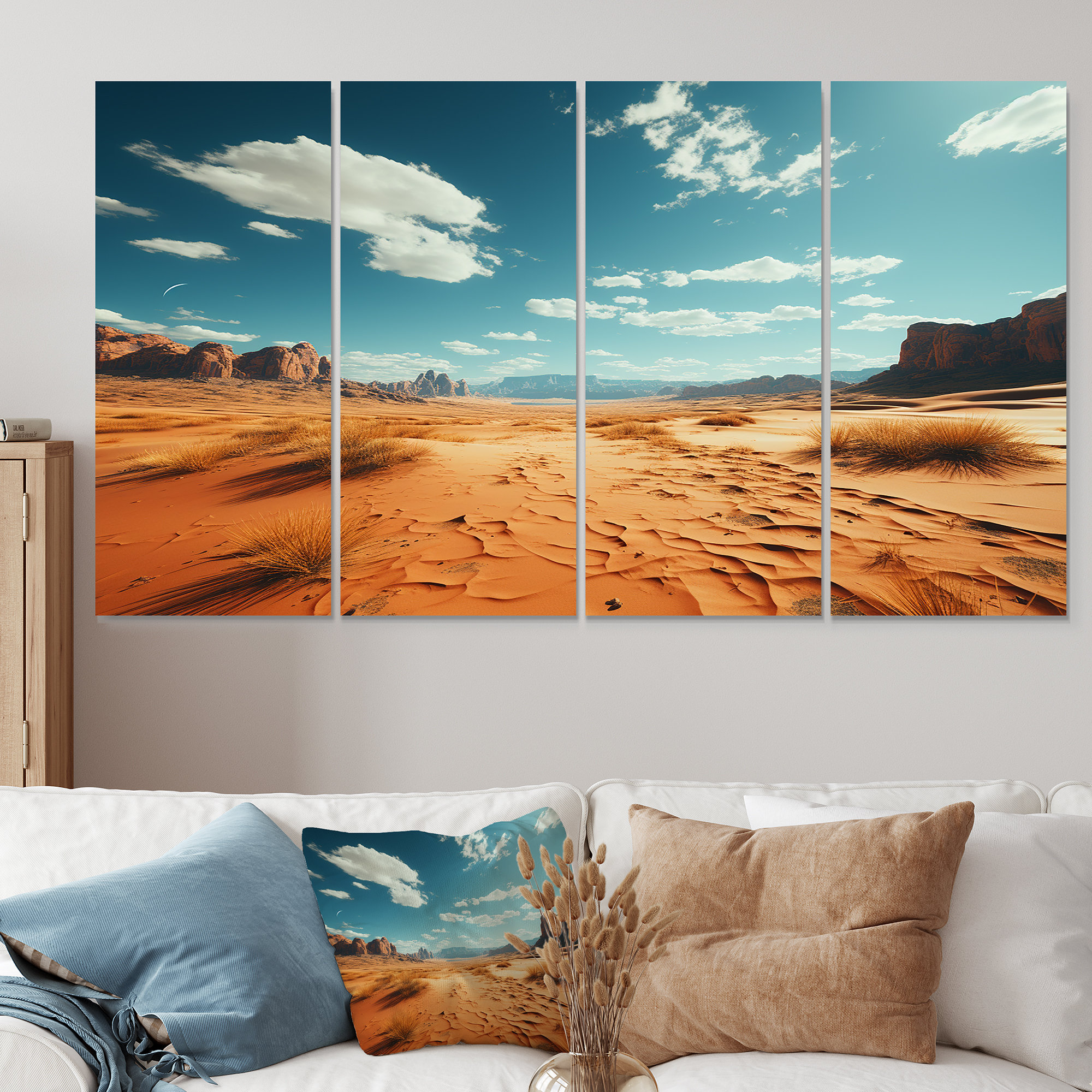 Loon Peak® Arid Horizon On Nevada Desert II - Canyon & Desert 4 Piece ...