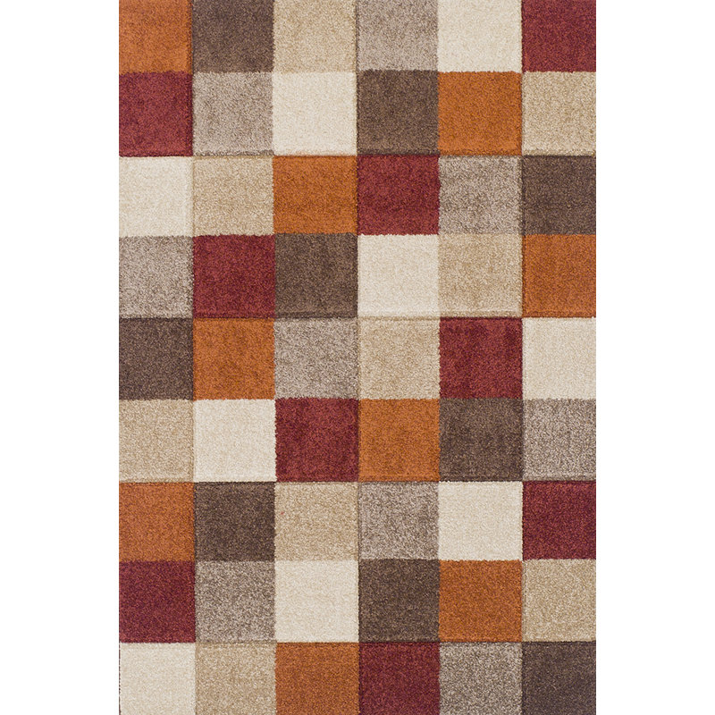 Melstone Geometric Area Rug, Rectangle 80 x 150cm