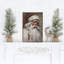 Portrait du père Noël en blanc-909969608