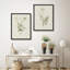 «Vintage Botanical Herb Study», ensemble de 2 reproductions d'art mural encadrées - Illustration de plante verte minimale pour la salle à manger de la cuisine-125120337-125120333
