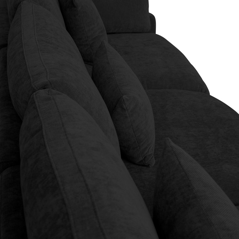 Canapé à housse de protection 119,29 po Kyna, Gris anthracite foncé