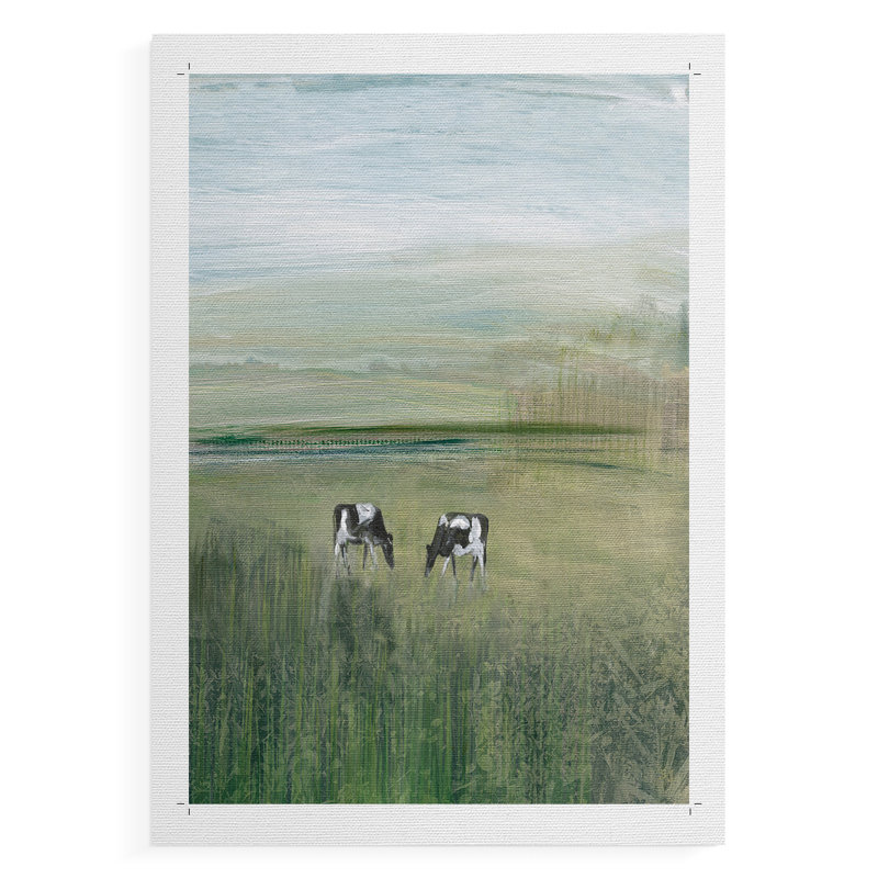 Out to Pasture II - Impression sur toile seulement - NON-CADRE, H 18 po x l 12 po