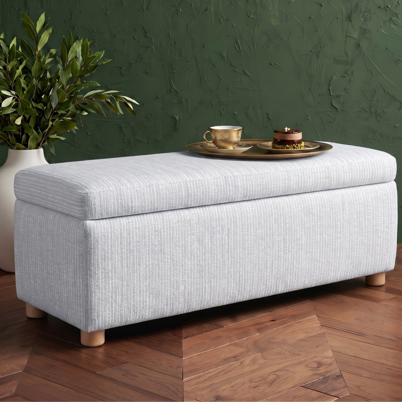 Banc de rangement, Gris clair