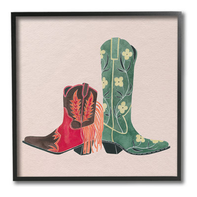 Bc-665_FG " Patterned Cowgirl Boots " by Grace Popp