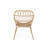 Accent Chairs For Backyard - Brown, 28.88In.D X 23.54In.W 32.69In.H, And Iron Iron, Open Weave