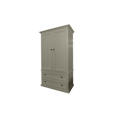 Modern Oak Solid Wood Wardrobe Armoire