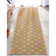 Faux-Jute Akita Moroccan Lattice Flat-Weave Beige Area Rug