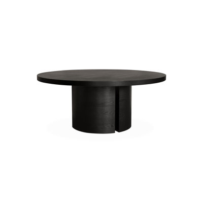 Rubel Oak Round Solid Wood Dining Table