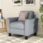 Ensemble de canapé 2 pièces, fauteuil rembourré et canapé 3 places-787396956
