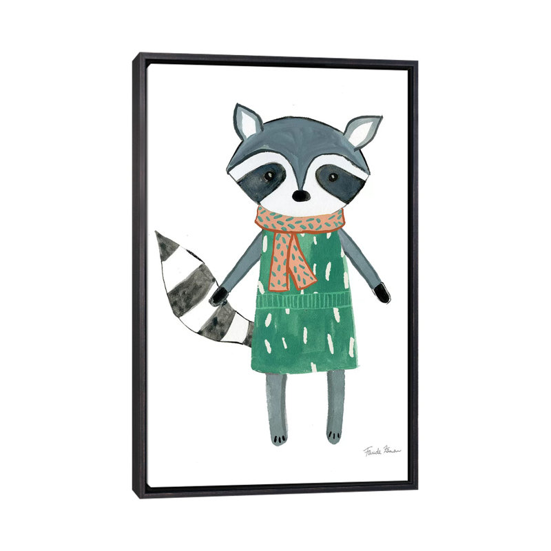 Décoration murale quartier Pals II pour enfants, H 40 po x l 26 po x P 1,5 po, Toile avec cadre noir patiné
