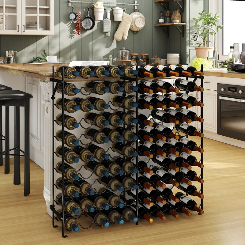 Standard Wine Bottle Rack Black