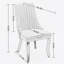 Chaises de salle à manger en lin-884722005