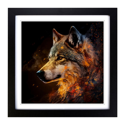 Wolf - Framed Print