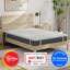 Panda Memory Foam Bamboo Mattress Topper - Hypoallergenic, Orthopaedic Support with Removable Cover-1736051312