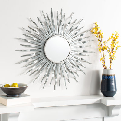 Fabiana Iron Flat Wall Mirror