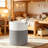 Collapsible Cotton Rope Laundry Hamper, Large Storage Basket With Reinforced Handles, Machine Washable Organizer For Clothes Toys Blankets, Perfect For Bedroom Bathroom Nursery Laundry Room-1698502196