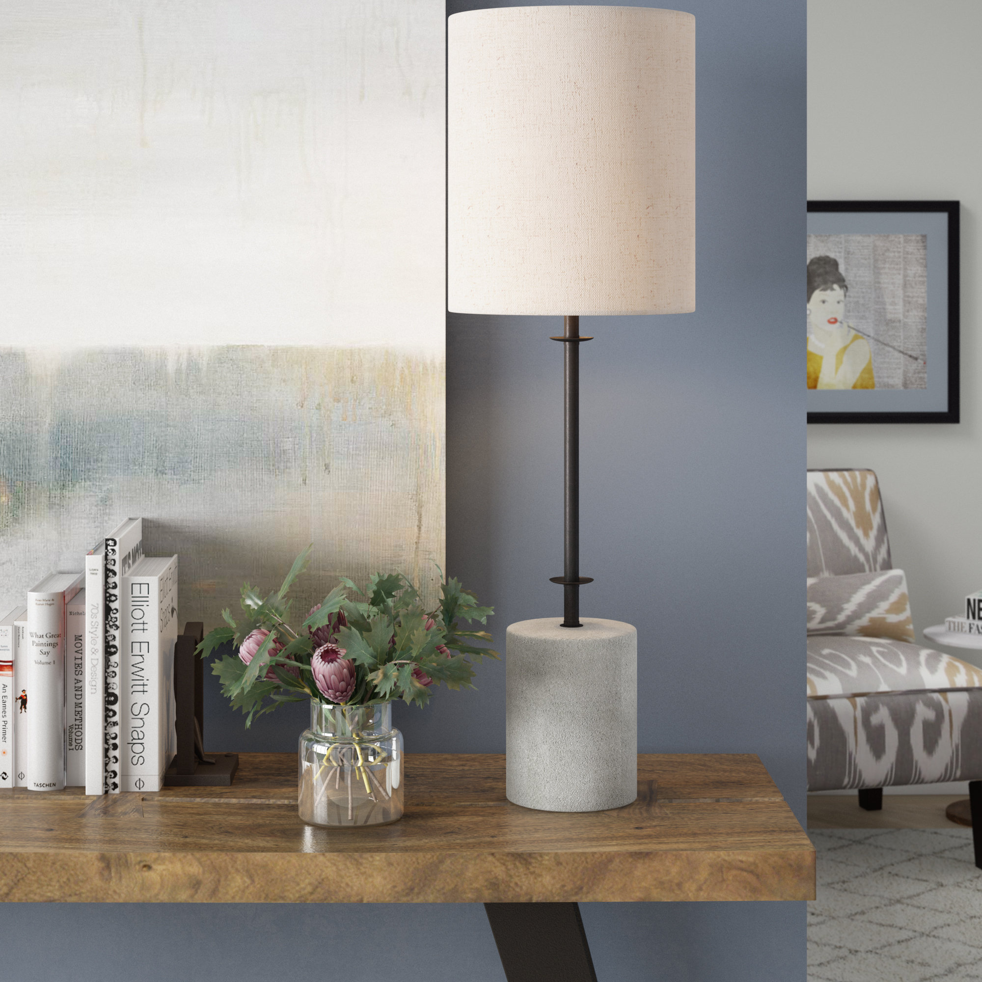 Corrigan Studio Ryelan Transitional 34.25" Buffet Lamp & Reviews ...