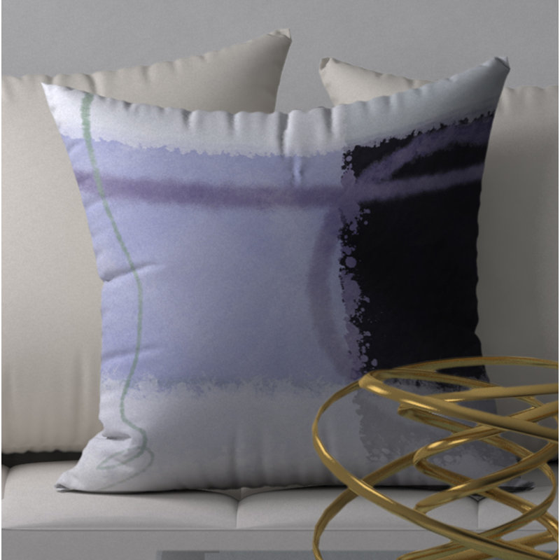Housse de coussin décorative carrée lisse ACE, 24" X 24"