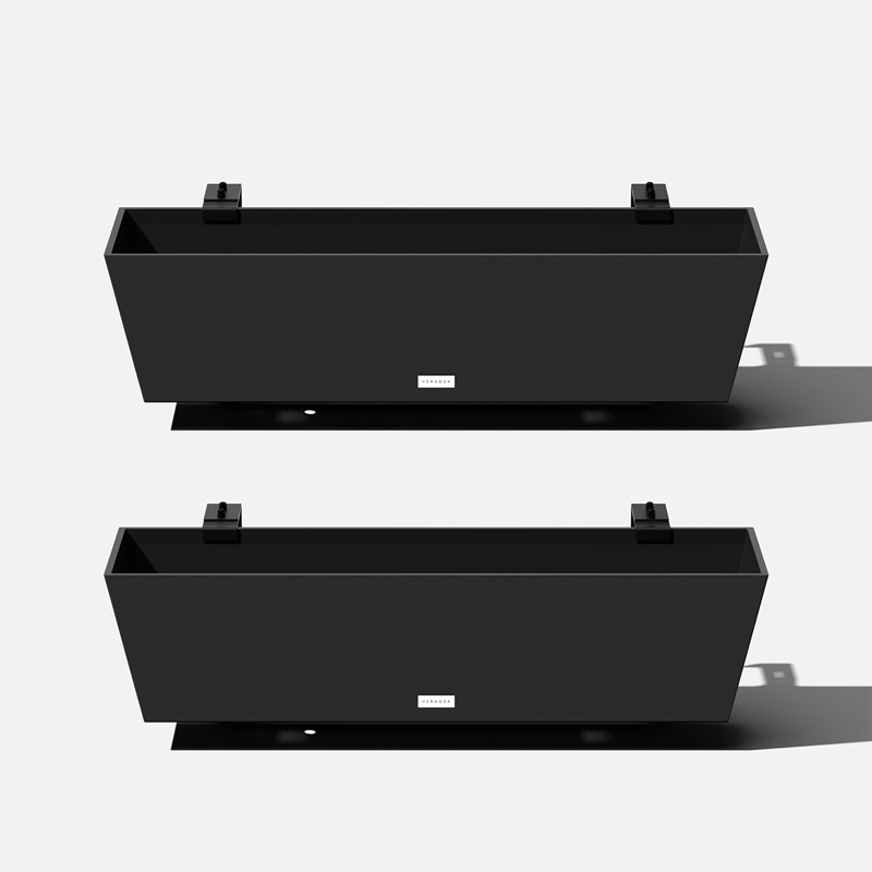 Veradek Pure Series Railing Planter - Modern Design