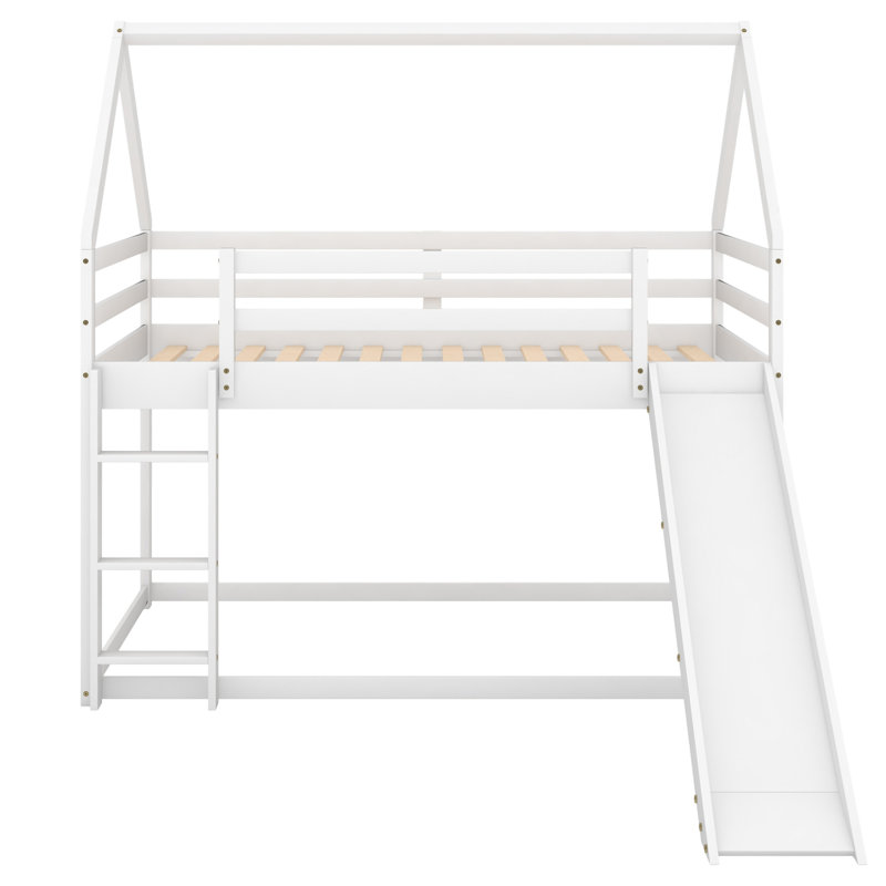 Harper Orchard Bunk House Bed With Slide And Ladder - Wayfair Canada