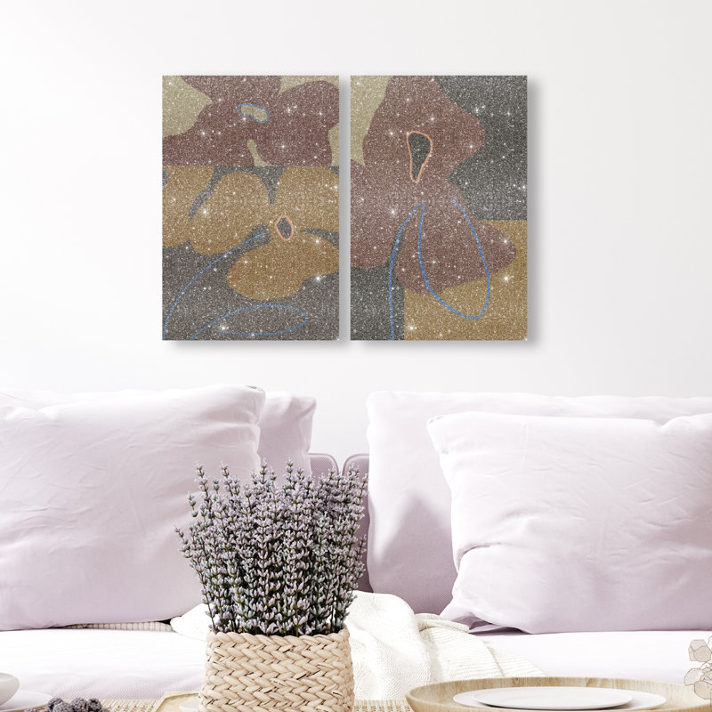 Moody Flowers Set Set by Oliver Gal, 15" H x 10" W, Gallery Wrapped