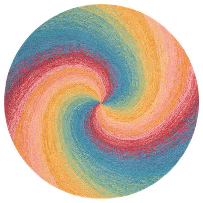 Novelty 202 Hand Tufted 80% Wool; 20% Cotton Spiral Rug