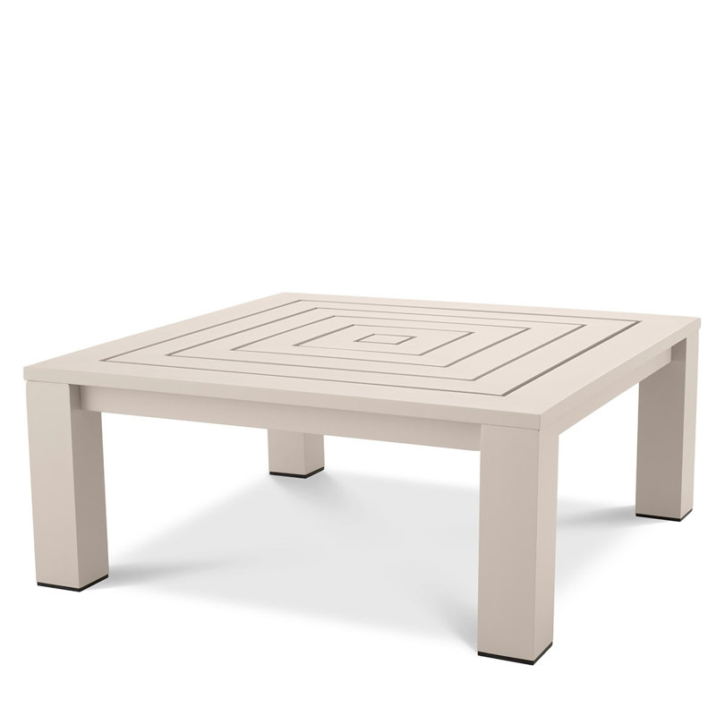 Vistamar Outdoor Coffee Table, Sand, 39.96" W x 39.96" L x 16.93" H