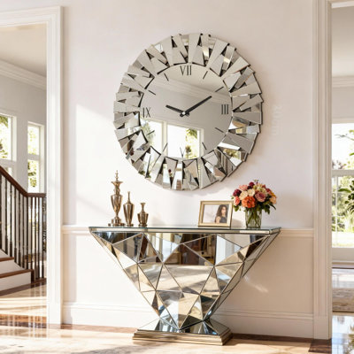 Azarian Glass Wall Clock