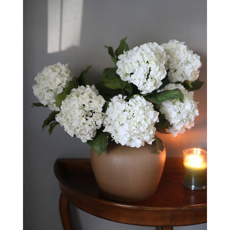 Green Double Hydrangea 36", Blue/Purple