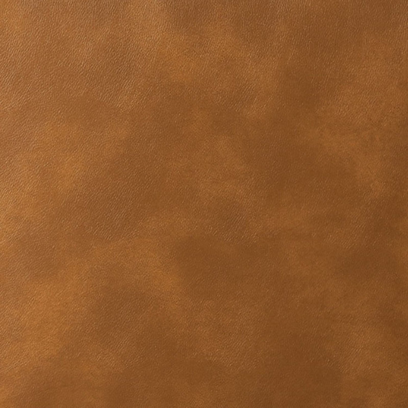 Fauteuil inclinable manuel en cuir véritable Adeesa, Cuir fleur camel