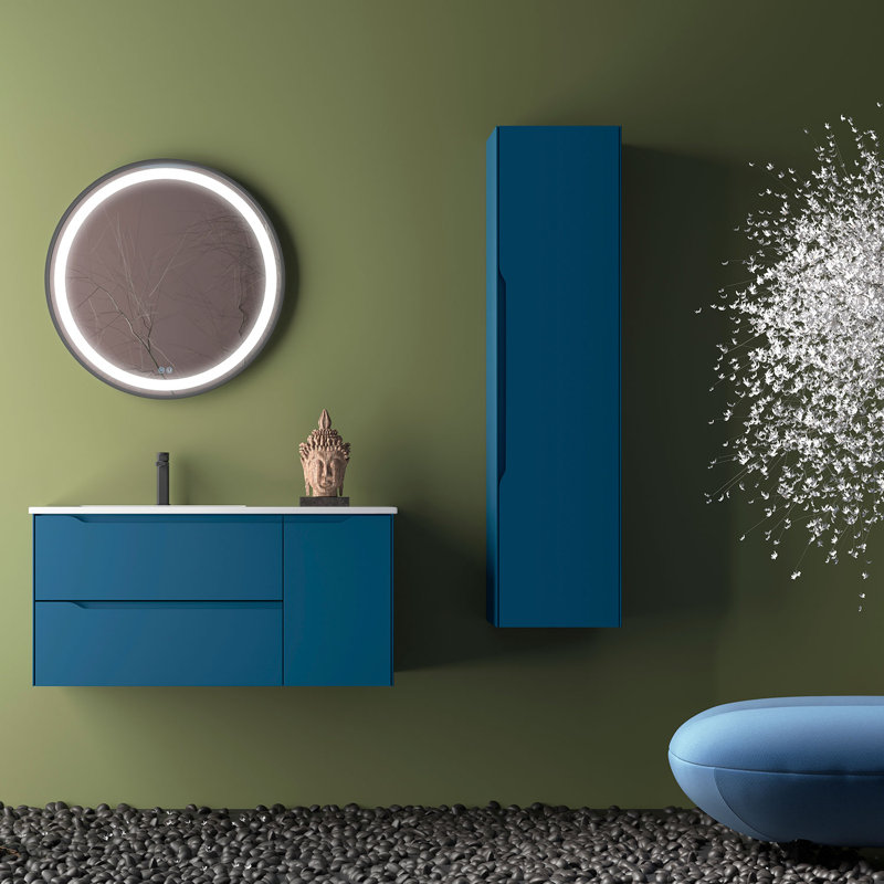 Base de meuble-lavabo simple Cenit 13,73 seulement, Bleu