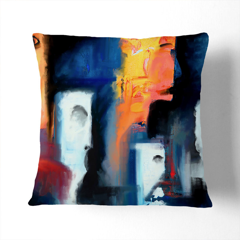 Square Throw Cushion, 55 x 55 cm, White