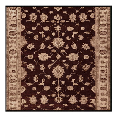 Tapis noir surteint lavable à la machine