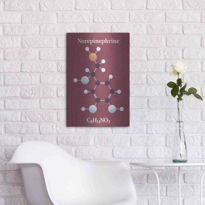 Trinx «Norepinephrine Molecule 2» par Luxe Portfolio, art mural en métal