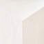 Table d'appoint carrée 15,79 po Modern White Modern