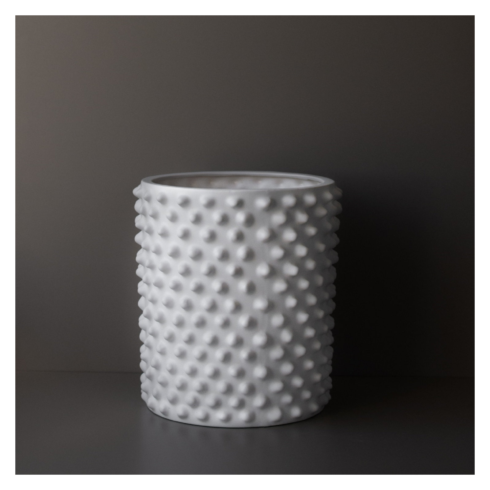 13.78'' Ceramic Table Vase, White