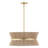 19.7" Modern Coastal 6-Light Rope Drum Chandelier-1419464537-1419464536