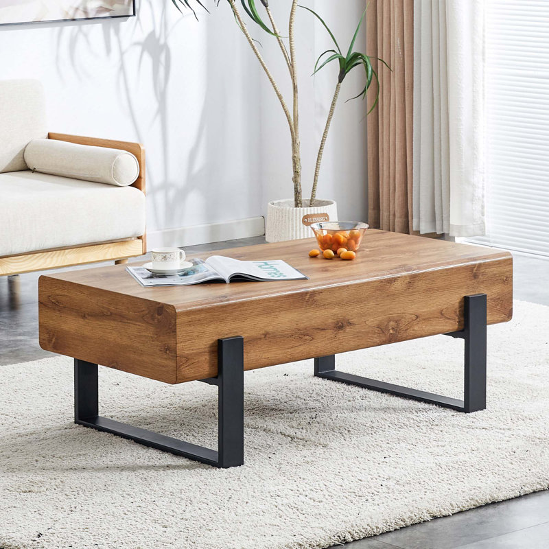 Table basse Nuhamin, Bois, H 17,32 po x L 47,24 po x l 24,43 po