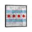 Drapeau de Chicago, carte, impression sur toile-35819505-115402079-115402076