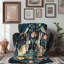 Nordic Hare Art - 1 Pièce Sherpa Premium Couverture 0165-100794368