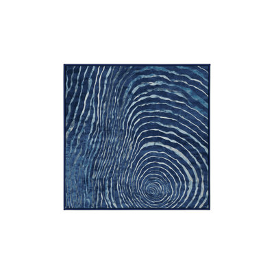 Silky Soft Plush Blue Area Rug