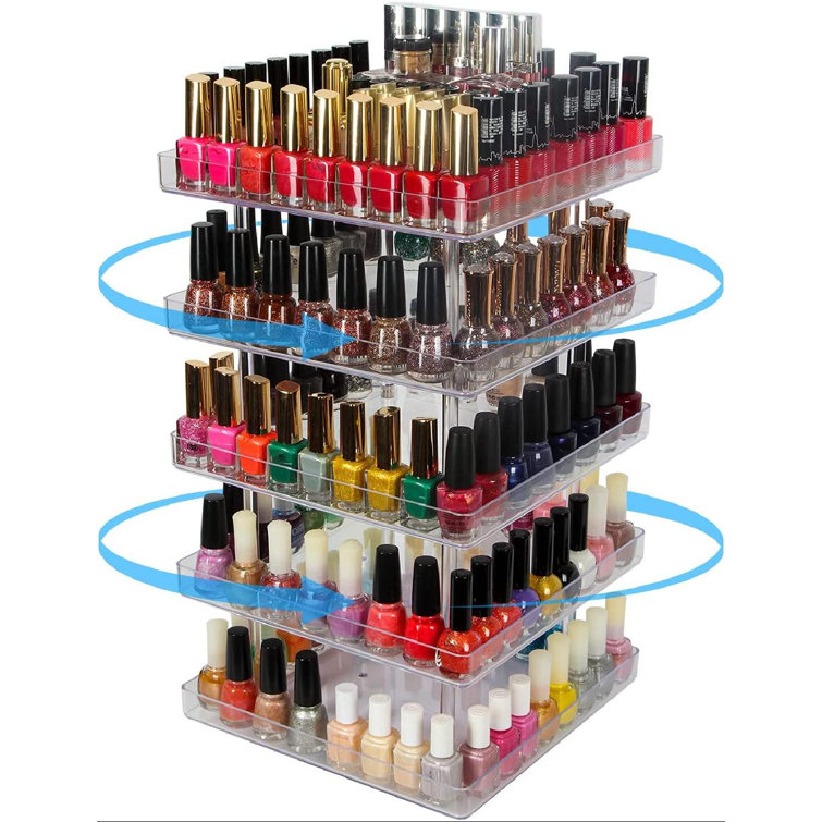 Organizer for Varnishes Nail Polish Storage Boxes Plastic Makeup