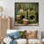 Black Floater Framed