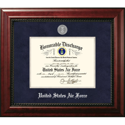 Air Force Discharge Executive Picture Frame