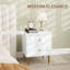 40cm W Manufactured Wood Bedside Table