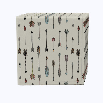100% Cotton Geometric Rectangle Napkin